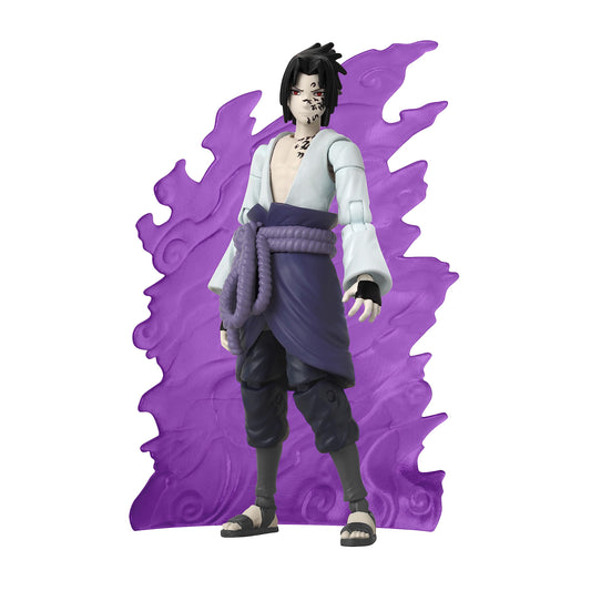 ANIME HEROES Naruto Beyond Sasuke Curse Mark Transformation figure for dynamic display and poseability.