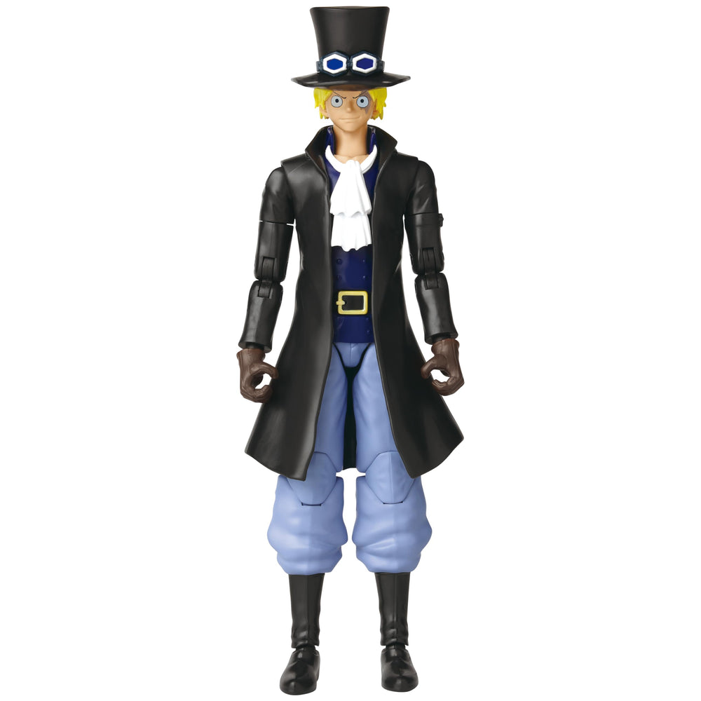 ANIME HEROES Sabo action figure articulation highlights smooth joints for dynamic posing.
