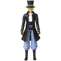 ANIME HEROES Sabo action figure articulation highlights smooth joints for dynamic posing.