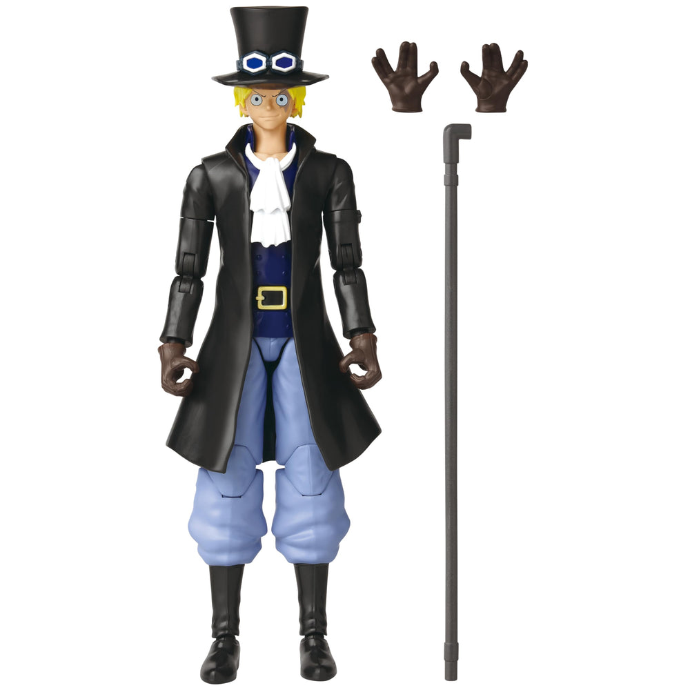 ANIME HEROES Sabo action figure multiple expressions capture moods.
