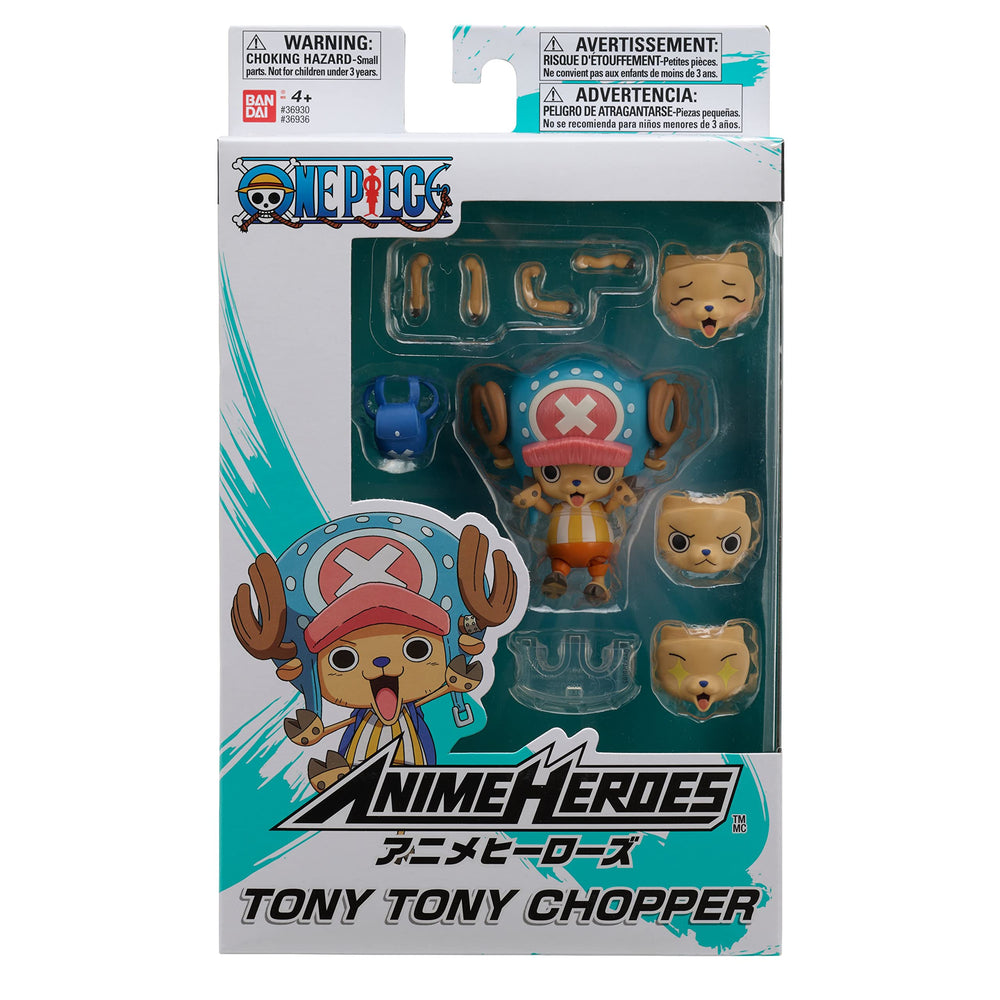 ANIME HEROES Tony Tony Chopper is display-ready with poseable options.