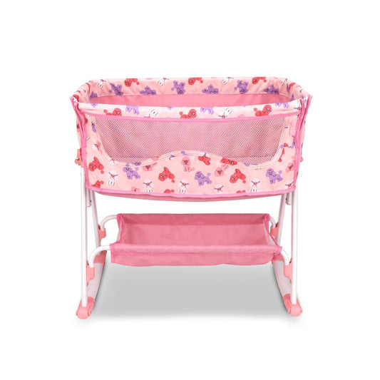 ANIVIA doll bed assembly with clear instructions for quick setup.