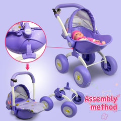 ANIVIA DT301Purple multicolored polka dots add playful charm to pretend play.