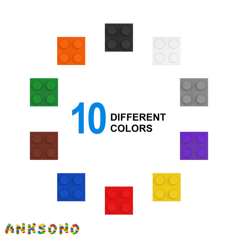 Anksono sturdy brick set supports long-lasting kid-friendly play.