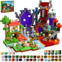 Annexfun forest portal blocks for immersive magnetic play and creative building.