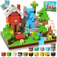 Annexfun magnetic blocks 100pcs box and open-ended building play.