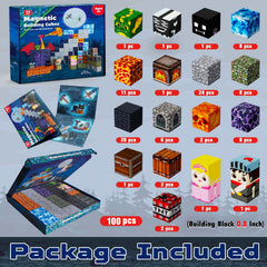 Annexfun magnetic cubes in 16 colors spark creative construction and STEM play.