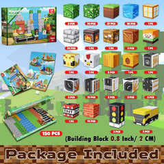 Annexfun magnetic blocks cubes-assembly: easy-to-connect cubes boost fine motor skills