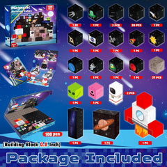 Annexfun magnetic blocks cubes craft improves fine motor skills and problem solving.
