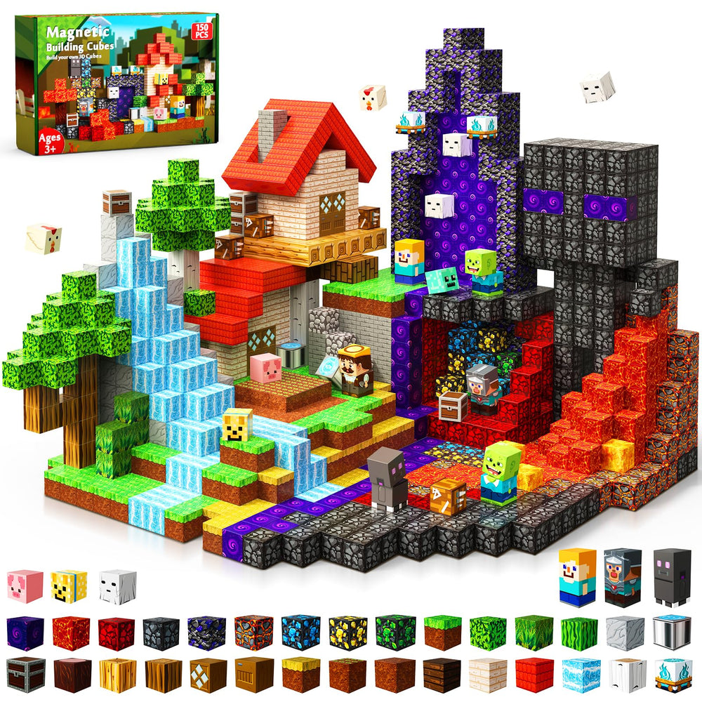 Annexfun Magnetic Blocks forest portal theme inspires imaginative play and discovery.