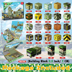 Annexfun military base castle build demonstrates open-ended imaginative play and storytelling.