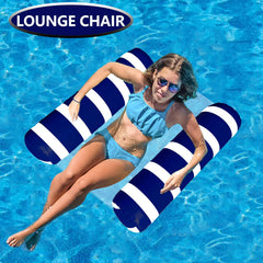 ANNIL water hammock pink-white ideal for lounging and play.