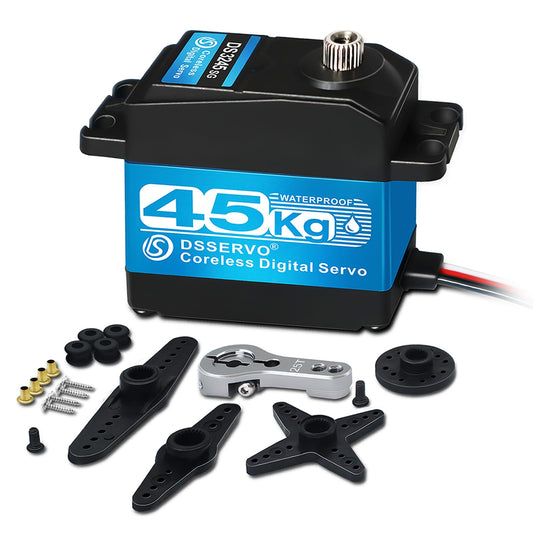 ANNIMOS ds3245sg-45kg-servo-180-degree travel for precise RC steering