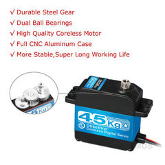 ANNIMOS ds3245sg-ip67 waterproof-servo withstands wet RC use