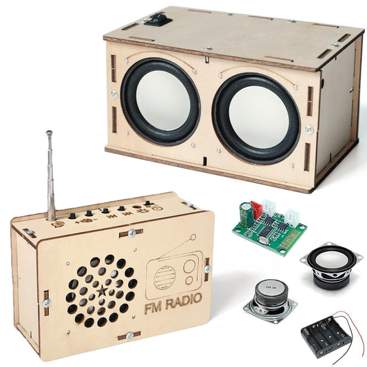 ANNISOKA radio-speaker kit in assembly view, sparking curiosity in electronics.