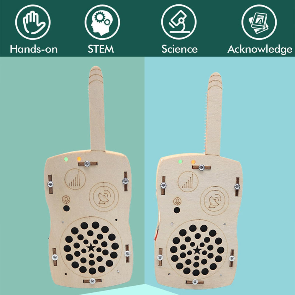 ANNISOKA walkie talkie kit assembly instructions page with clear steps