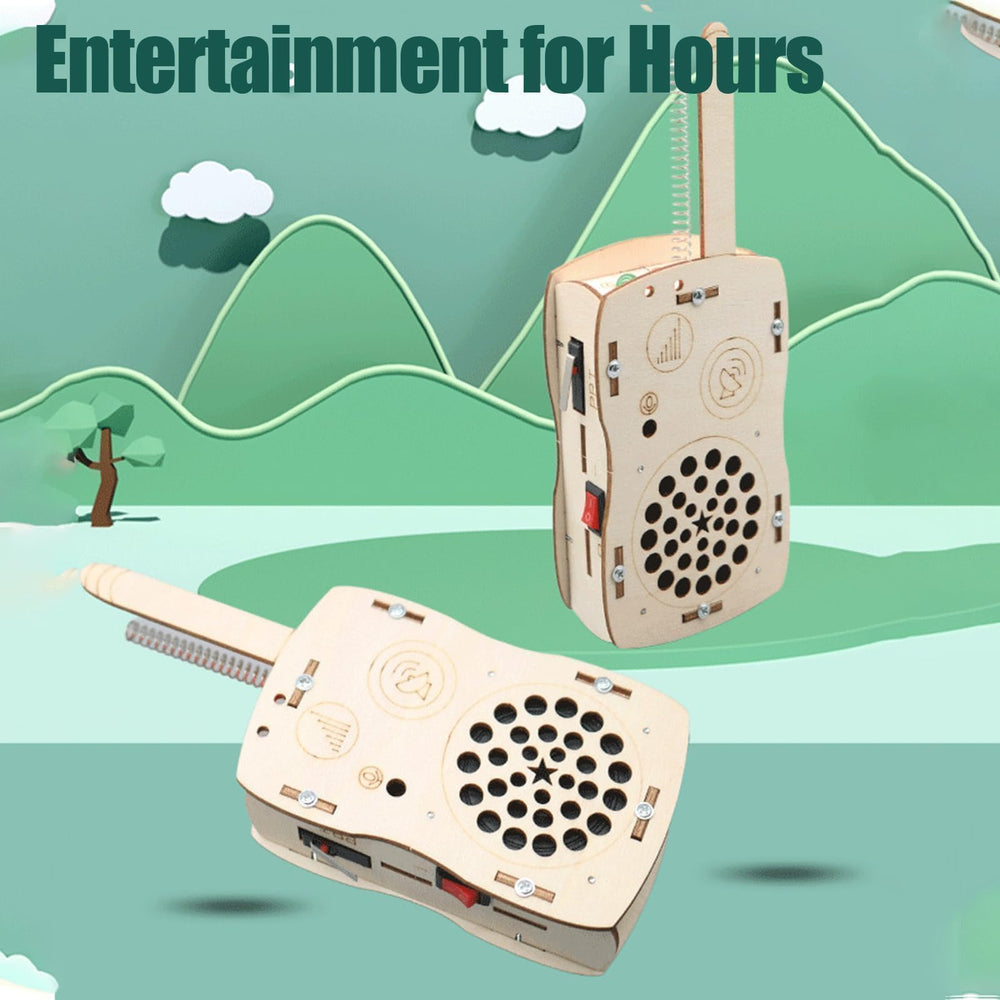 ANNISOKA walkie talkie kit circuit learning through simple electronics exploration