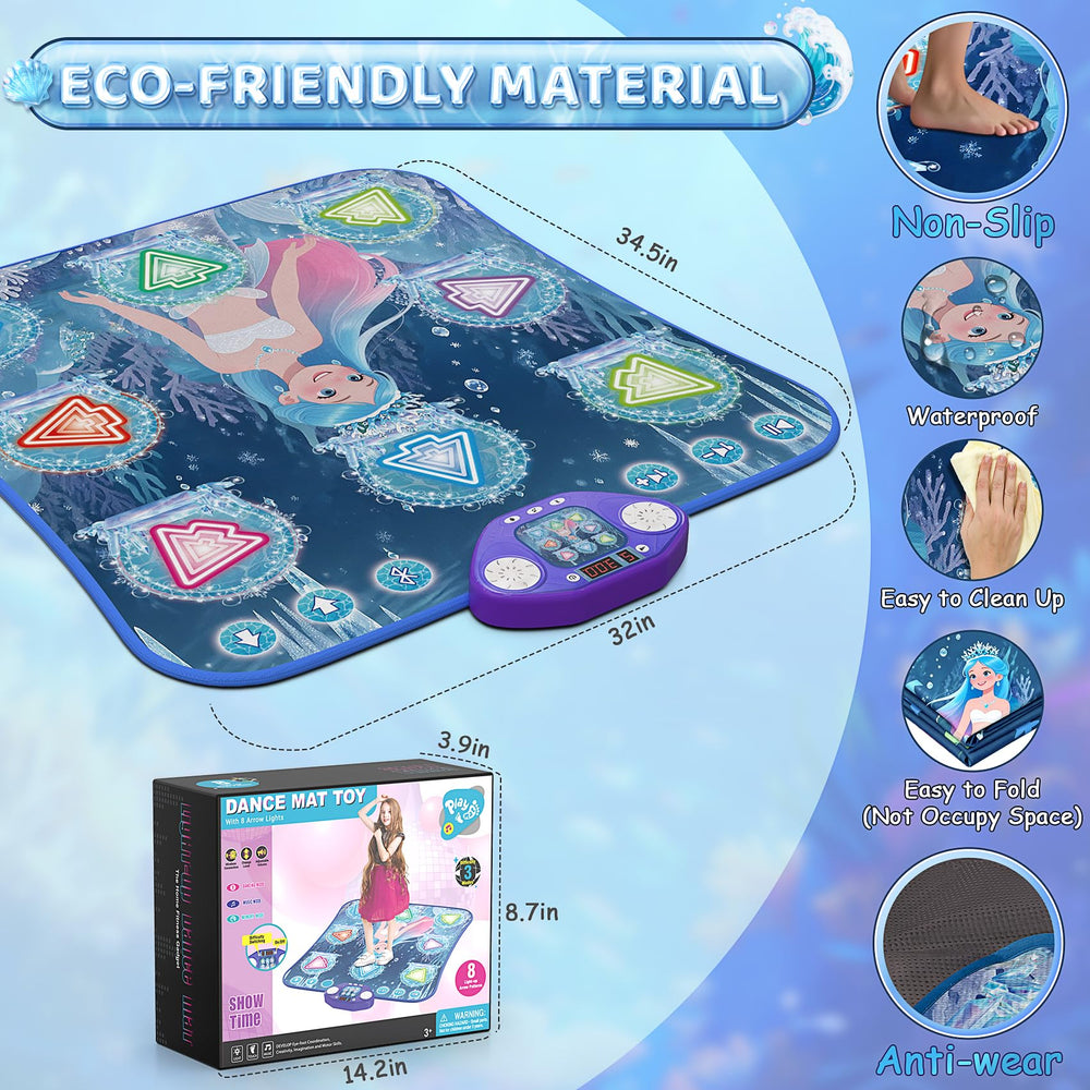 ANNKIE dance mat offers 5 modes for varied challenges.