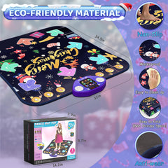 ANNKIE dance mat family-friendly dance floor for group play