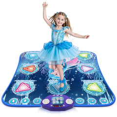 ANNKIE dance mat with light-up 8 buttons boosts active play and coordination.