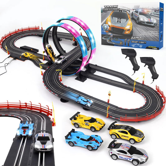 ANNKIE slot car track 20ft long for thrilling family races