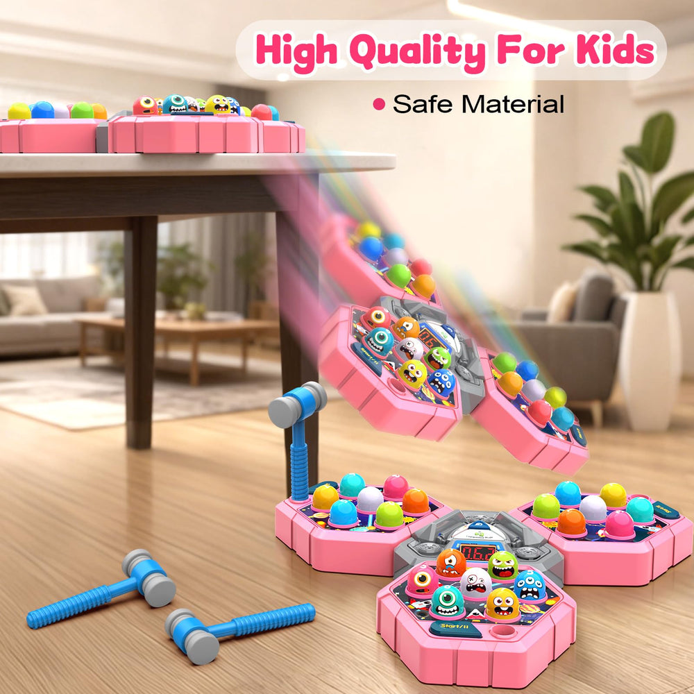 ANNKIE Whack Game Mole lights and balls image demonstrates interactive fun