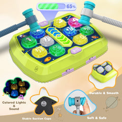 ANNKIE Whack Mole toy abs-bpa-free label highlights safe materials for toddlers.