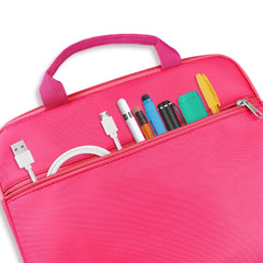 Annmore pink bag sturdy handle, comfortable transport for daily use.