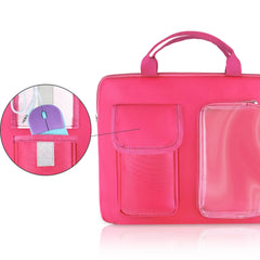 Annmore pink bag zipper details, secure daily use for LEXiBOOK.