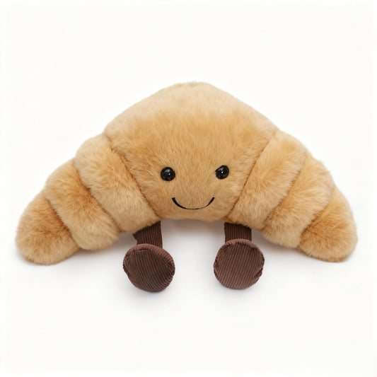 Annshein croissant plush 12-inch hug pillow for cozy comfort.