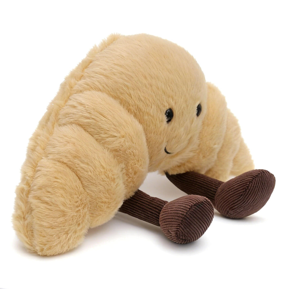 Annshein croissant plush doubles as decor and nap companion.