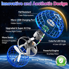 ANOEPUY Flying Orb Ball with boomerang flight for quick returns during outdoor play