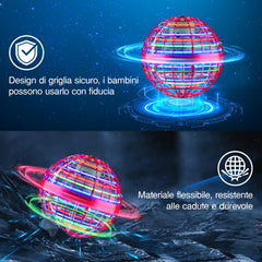 ANOEPUY Flying Orb Ball enclosed mesh propeller for safety.