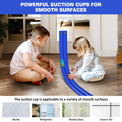 Anoozo track compatible with vehicles up to 1/50 scale for diecast play