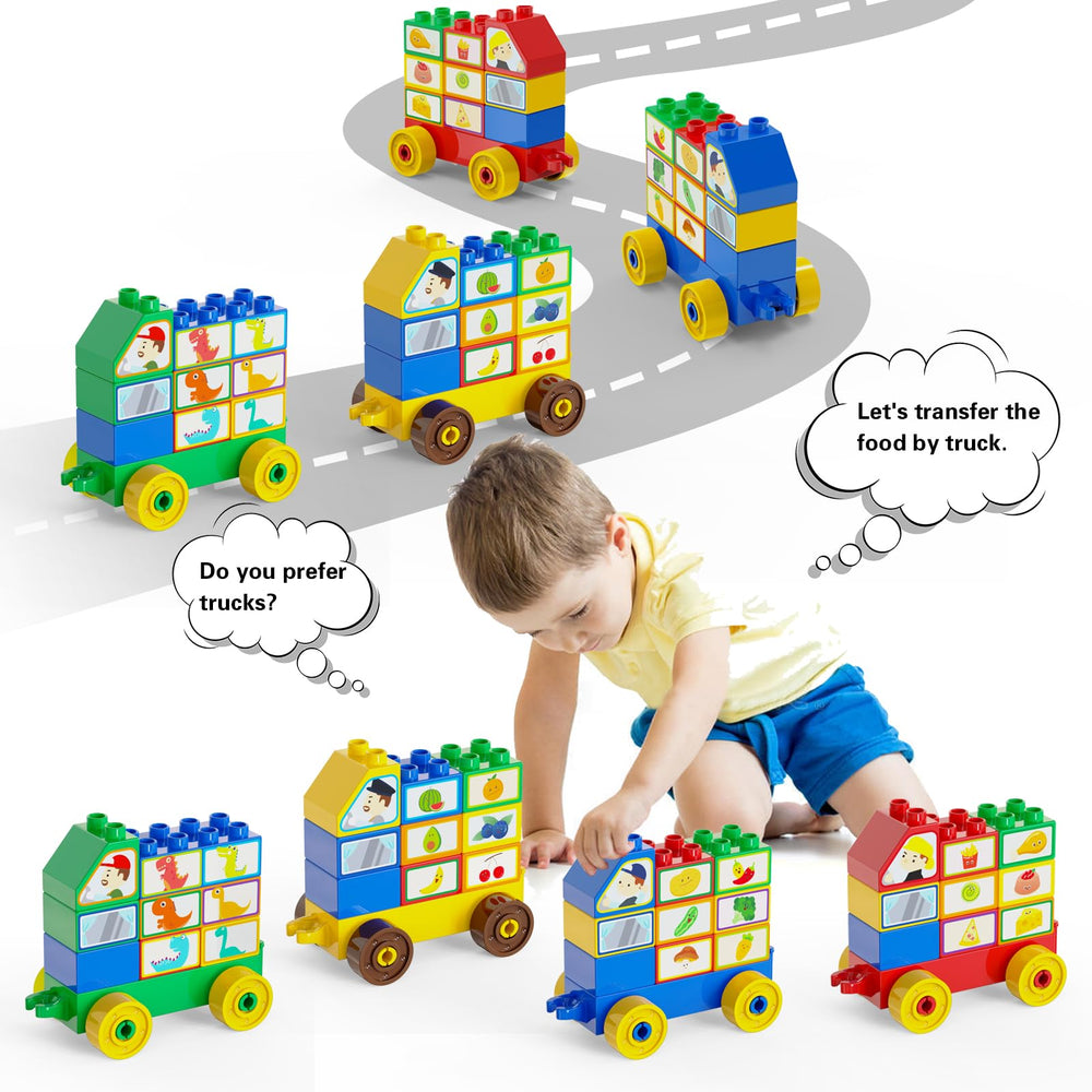 Anpcso colorful large bricks inspire vibrant building and spatial skills