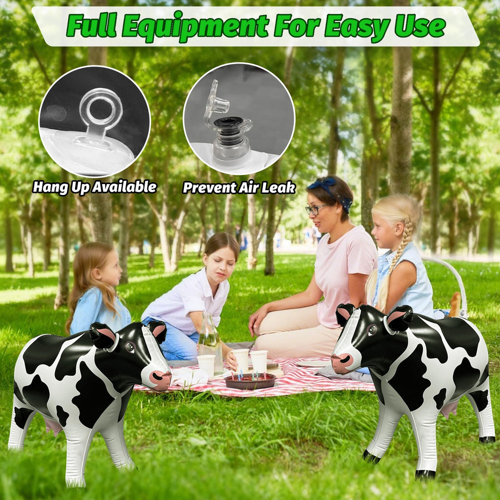 Anroog premium PVC cow inflatable designed for durable outdoor use.