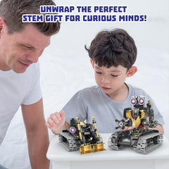 Ansnibe clear, colorful build instructions guiding kids through step-by-step assembly.