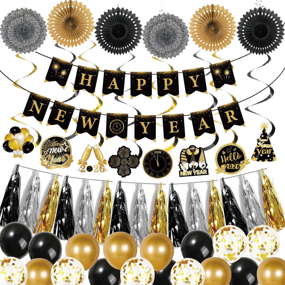 Ansoufien Happy New Year banner for bold countdown photos.