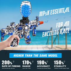 Anstoy gel ball blaster blue rechargeable battery for longer sessions