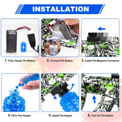 Anstoy Gel Ball Blaster gift-pack image suggests a great holiday gift.