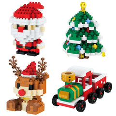 Antecessor Santa-design blocks in gift box for easy gifting