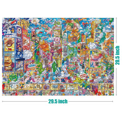 Antelope 1000-piece puzzle close-up edge showing crisp interlocks for precise assembly