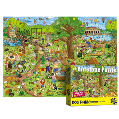 ANTELOPE dog park puzzle front box for family-friendly evenings