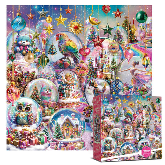 Antelope Snow Globe Dreams puzzle with crisp pieces for cozy evenings