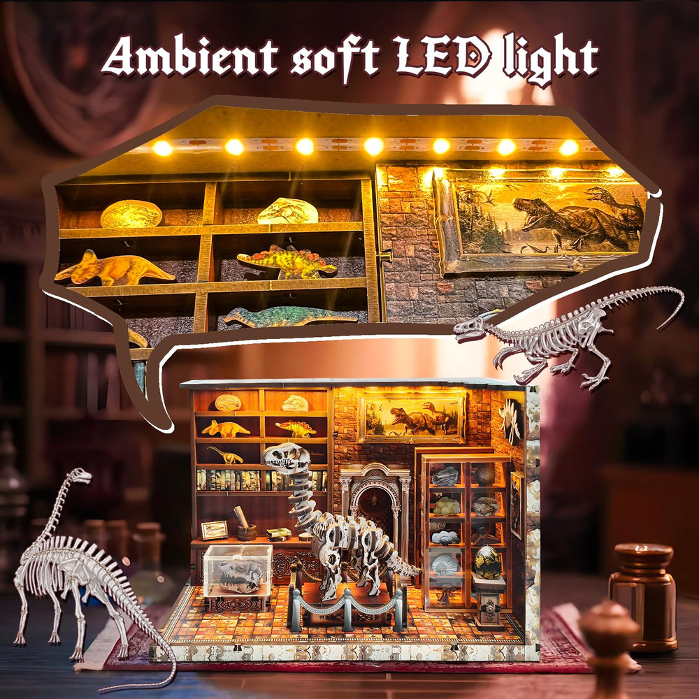 ANTREATU detailed fossil display diorama elevates shelf decor.