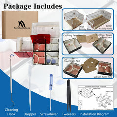 Ants Footsteps installation guide supports safe assembly for beginners.