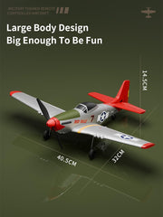 ANTSIR P51 Lipo battery provides longer flight time.