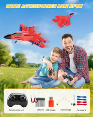 ANTSIR RC Plane F22 battery pack extends playtime with dual 30+ minute flights.
