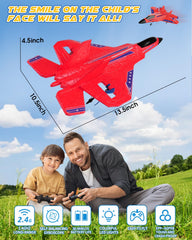 ANTSIR RC Plane F22 gyro stabilizer ensures stable hover during learning sessions.