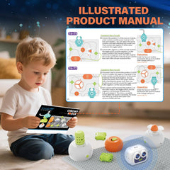 Anyeve step-by-step project manual guiding young builders.